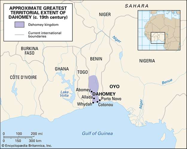 Historic kingdom of Dahomey